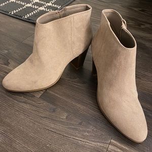 Tan Suede Ankle Boots